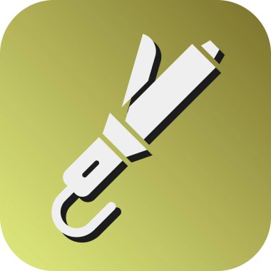 Kişisel ve ticari kullanım için Curler Vektör Gradyan Arkaplan Simgesi