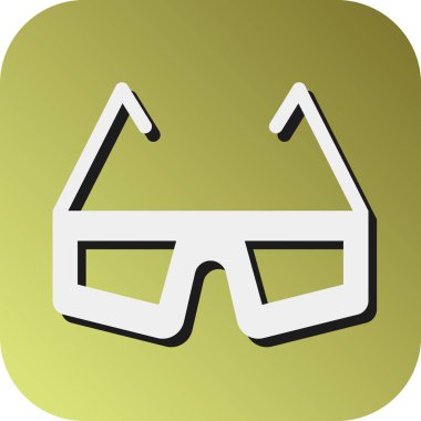 Kişisel ve ticari kullanım için Vektör Vektörü Gradyan Arkaplan Simgesini Gözlükler