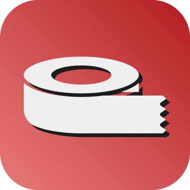 Kişisel ve ticari kullanım için bant Vektörü Glyph Gradyan Arkaplan Simgesi