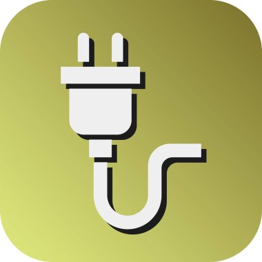 Kişisel ve Ticari Kullanım için Fiş Vektörü Glyph Gradyan Arkaplan Simgesi