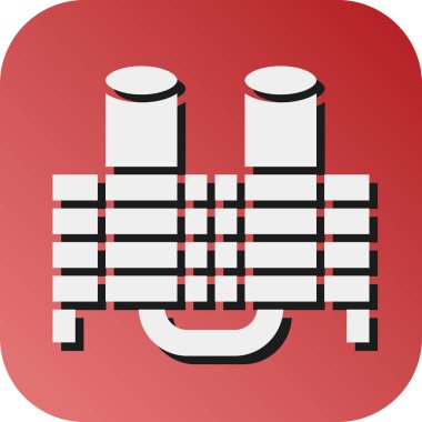 Kişisel ve ticari kullanım için soğutma kulesi vektörü kabartma grafikleri arkaplan simgesi