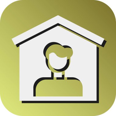 Kişisel ve ticari kullanım için Refah Vektörü Glyph Gradyan Arkaplan Simgesi