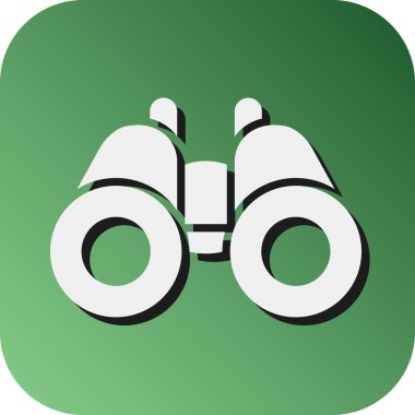 Kişisel ve Ticari Kullanım İçin Dürbün Vektör Gradyan Arkaplan Simgesi