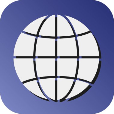 Kişisel ve Ticari Kullanım İçin Tarayıcı Vektörü Glyph Gradyan Arkaplan Simgesi