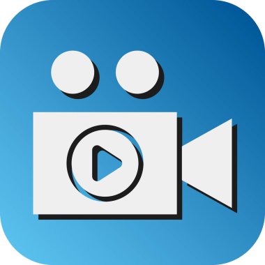 Kişisel ve Ticari Kullanım İçin Kayıt Vektörü Glyph Gradyan Arkaplan Simgesi