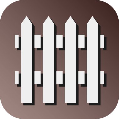 Kişisel ve ticari kullanım için Çit Vektörü Glyph Gradyan Arkaplan Simgesi