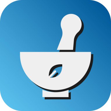 Kişisel ve ticari kullanım için Baharat Vektörü Glyph Gradyan Arkaplan Simgesi