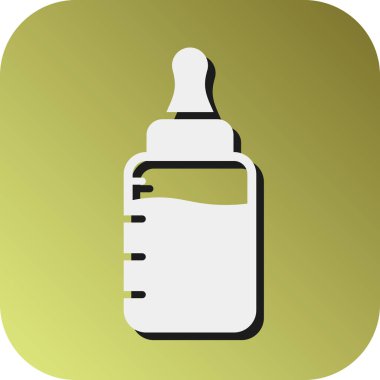 Bebek Ürünleri Vektörü Glyph Gradyan Kişisel ve Ticari Kullanım Simgesi