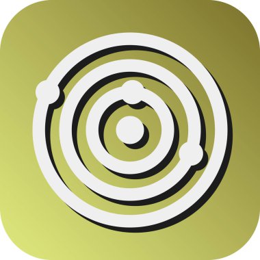 Kişisel ve Ticari Kullanım İçin Alan Vektörü Kabartma Gradyan Arkaplan Simgesi