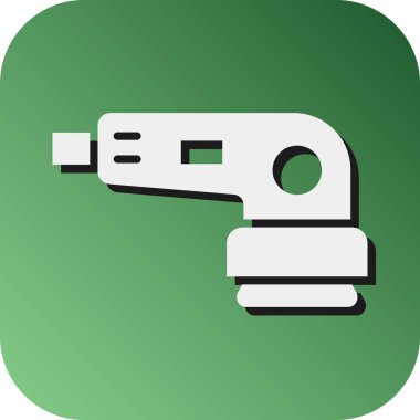 Kişisel ve ticari kullanım için Sander Vektör Glyph Gradyan Arkaplan Simgesi