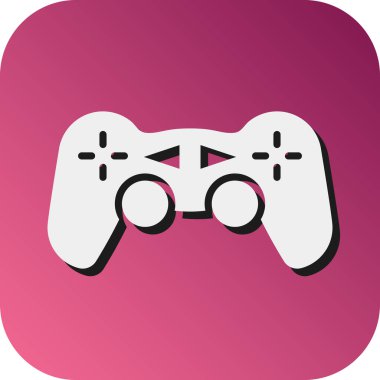 Kişisel ve ticari kullanım için Gamepad Vektör Gradyan Arkaplan Simgesi