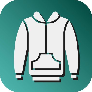 Kişisel ve ticari kullanım için Kapüşonlu Vektör Gradyan Arkaplan Simgesi