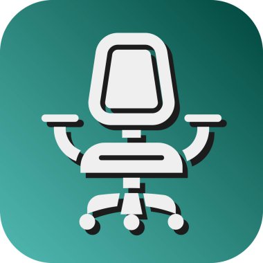 Kişisel ve ticari kullanım için Kürsü Vektörü Glyph Gradyan Arkaplan Simgesi