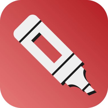 Kişisel ve Ticari Kullanım İçin Vurgulayıcı Vektör Gradyan Arkaplan Simgesi