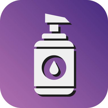 Kişisel ve ticari kullanım için losyon Vektörü Glyph Gradyan Arkaplan Simgesi