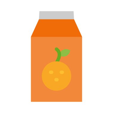 Kişisel ve Ticari Kullanım İçin Meyve Suyu Vektörü Düz Simgesi