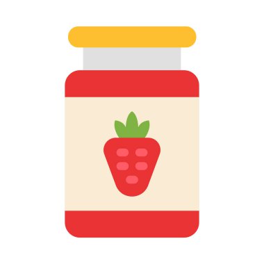 Kişisel ve Ticari Kullanım İçin Jam Vektör Düz Simgesi