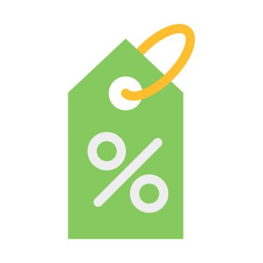 Kişisel ve Ticari Kullanım İçin Satış Vektörü Düz Simgesi