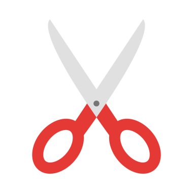 Kişisel ve Ticari Kullanım İçin Makas Vektör Düz Simgesi