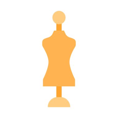 Kişisel ve ticari kullanım için Mannequin Vektör Düz Simgesi