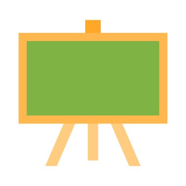 Kişisel ve ticari kullanım için Kara Tahta Vektör Düz Simgesi