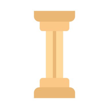 Kişisel ve ticari kullanım için Sütun Vektörü Düz Simgesi