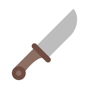 Kişisel ve Ticari Kullanım İçin Bıçak Vektörü Düz Simgesi