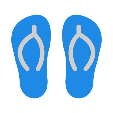 Kişisel ve ticari kullanım için Terlik Vektörü Düz Simgesi