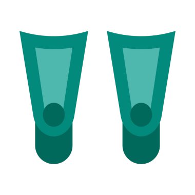 Kişisel ve Ticari Kullanım İçin Fin Vektörü Düz Simgesi