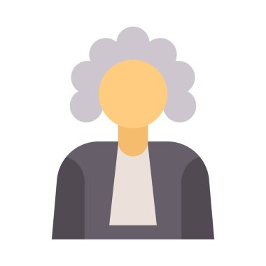 Kişisel ve Ticari Kullanım için Hakim Vektörü Düz Simgesi