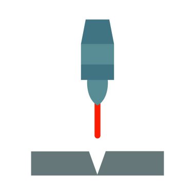 Kişisel ve ticari kullanım için Lazer Vektör Düz Simgesi