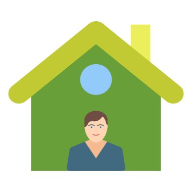 Kişisel ve Ticari Kullanım için Alıcı Vektörü Düz Simgesi