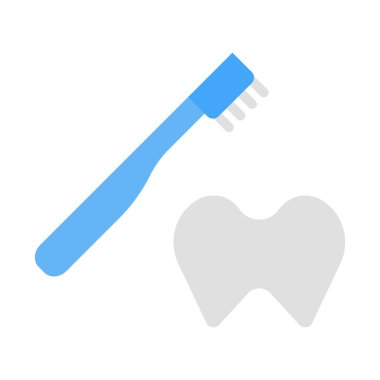 Kişisel ve ticari kullanım için Vektör Düz Simgesi Fırçalama