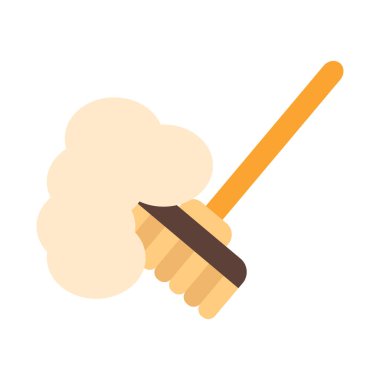 Kişisel ve Ticari Kullanım İçin Temizleme Vektörü Düz Simgesi