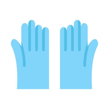 Kişisel ve Ticari Kullanım İçin Eldiven Vektörü Düz Simgesi