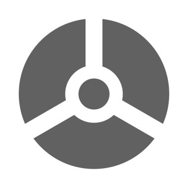 Kişisel ve ticari kullanım için Nükleer Vektör Düz Simgesi