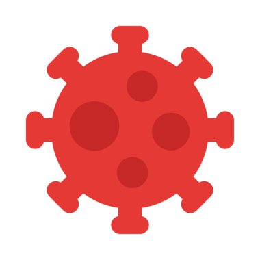 Kişisel ve ticari kullanım için Virüs Vektörü Düz Simgesi