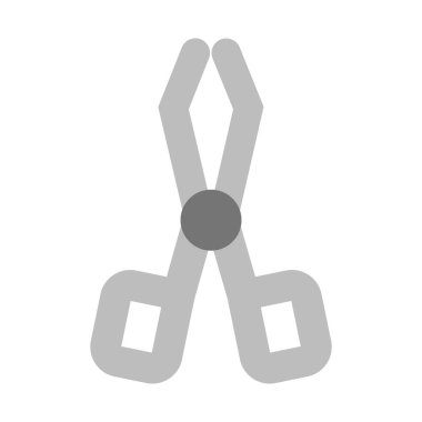 Kişisel ve Ticari Kullanım İçin Tong Vektörü Düz Simgesi