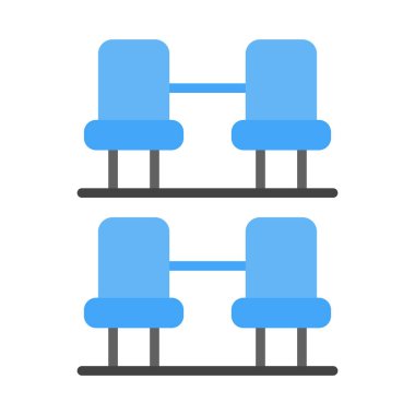 Kişisel ve ticari kullanım için Stadyum Vektör Düz Simgesi