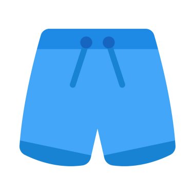 Kişisel ve ticari kullanım için Futbol Şortu Vektör Düz Simgesi