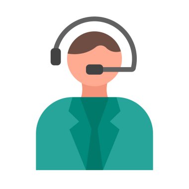 Kişisel ve Ticari Kullanım İçin Yorumcu Vektör Düz Simgesi