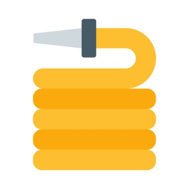 Kişisel ve ticari kullanım için Bahçe Hortumu Vektörü Düz Simgesi