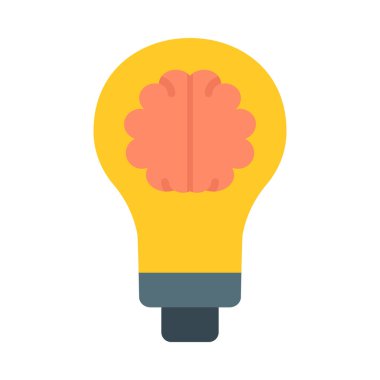 Kişisel ve ticari kullanım için Fikir Vektörü Düz Simgesini Al