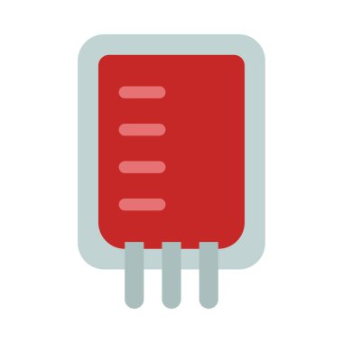 Blood Bag Vector Flat Icon For Personal And Commercial Use