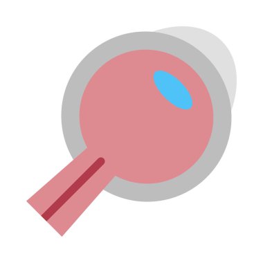 Kişisel ve ticari kullanım için Göz Vektörü Düz Simgesi