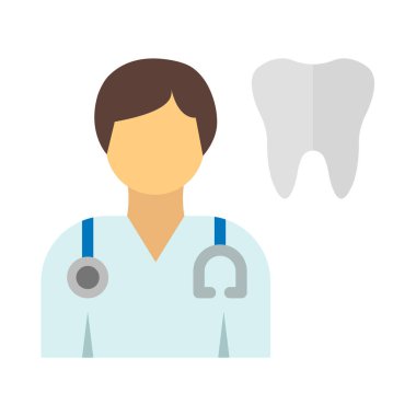 Dentist Vector Flat Icon For Personal And Commercial Use