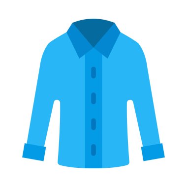 Kişisel ve ticari kullanım için günlük Gömlek Vektörü Düz Simgesi