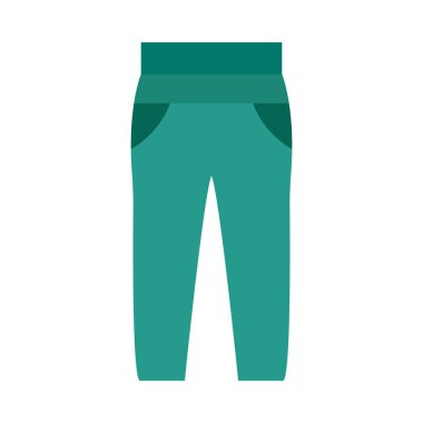 Kişisel ve Ticari Kullanım İçin Pantolon Vektörü Düz Simgesi