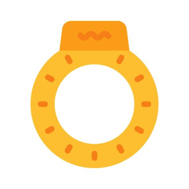 Mens Ring Vector Flat Icon For Personal And Commercial Use