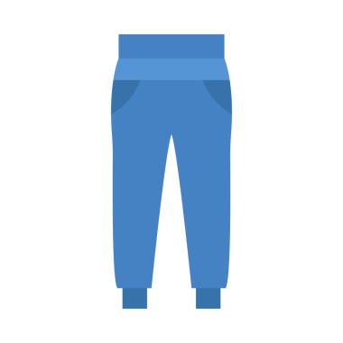 Kişisel ve Ticari Kullanım İçin Pantolon Vektörü Düz Simgesi